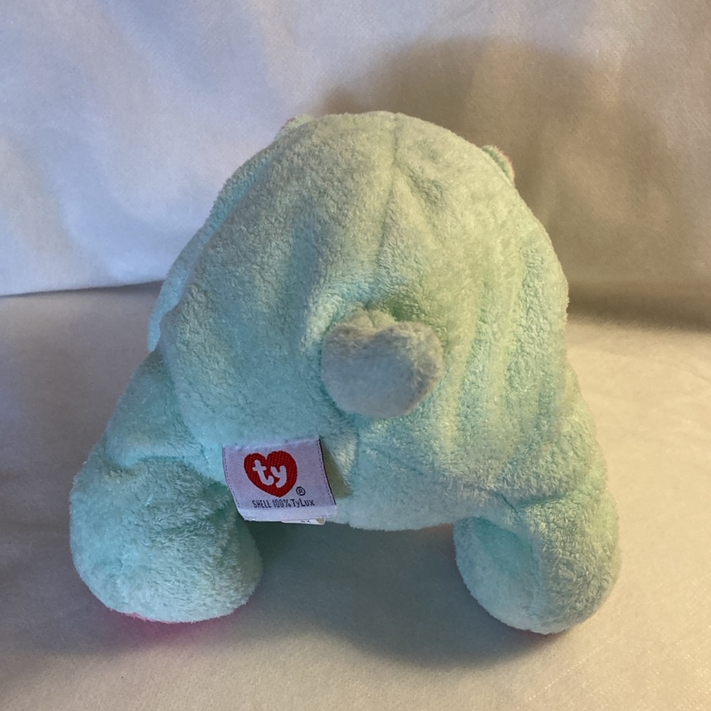 NWT ⭐️Host Pick⭐️ Rare Vintage 2002 TY® Pluffies Tubby™ Plush Hippo Ltd Edition* - Picture 7 of 12